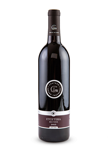 a bottle of 2015 Etcetera Red Wine from Chateau Grand Traverse